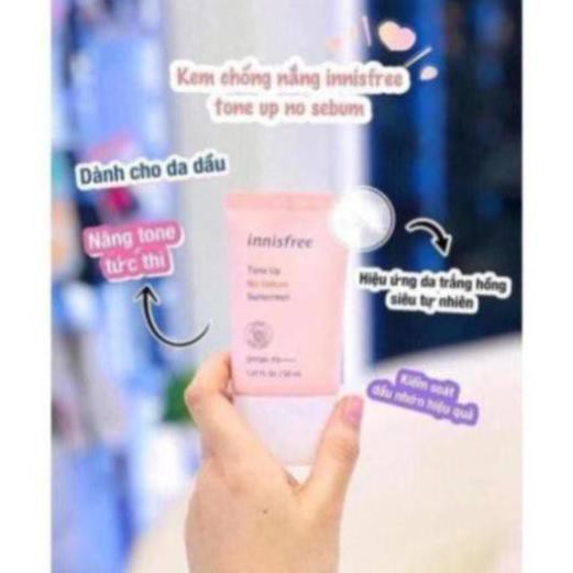 Kem chống nắng innisfree no sebum (màu hồng) | BigBuy360 - bigbuy360.vn