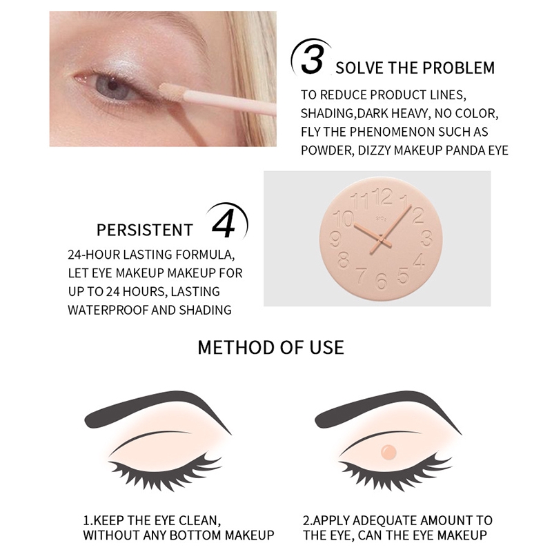 (Hàng Mới Về) Kem Lót Mắt Pudaier Dạng Lỏng Lâu Trôi Dưỡng Ẩm | BigBuy360 - bigbuy360.vn