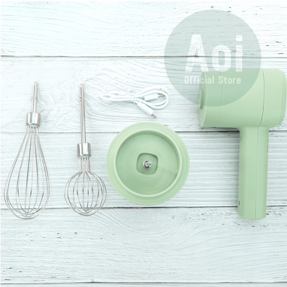 Máy Xay Cầm Tay Đa Năng 5 Cấp Độ - Máy Đánh Trứng, Trộn Bột, Xay Tỏi Ớt - Aoi Official Store