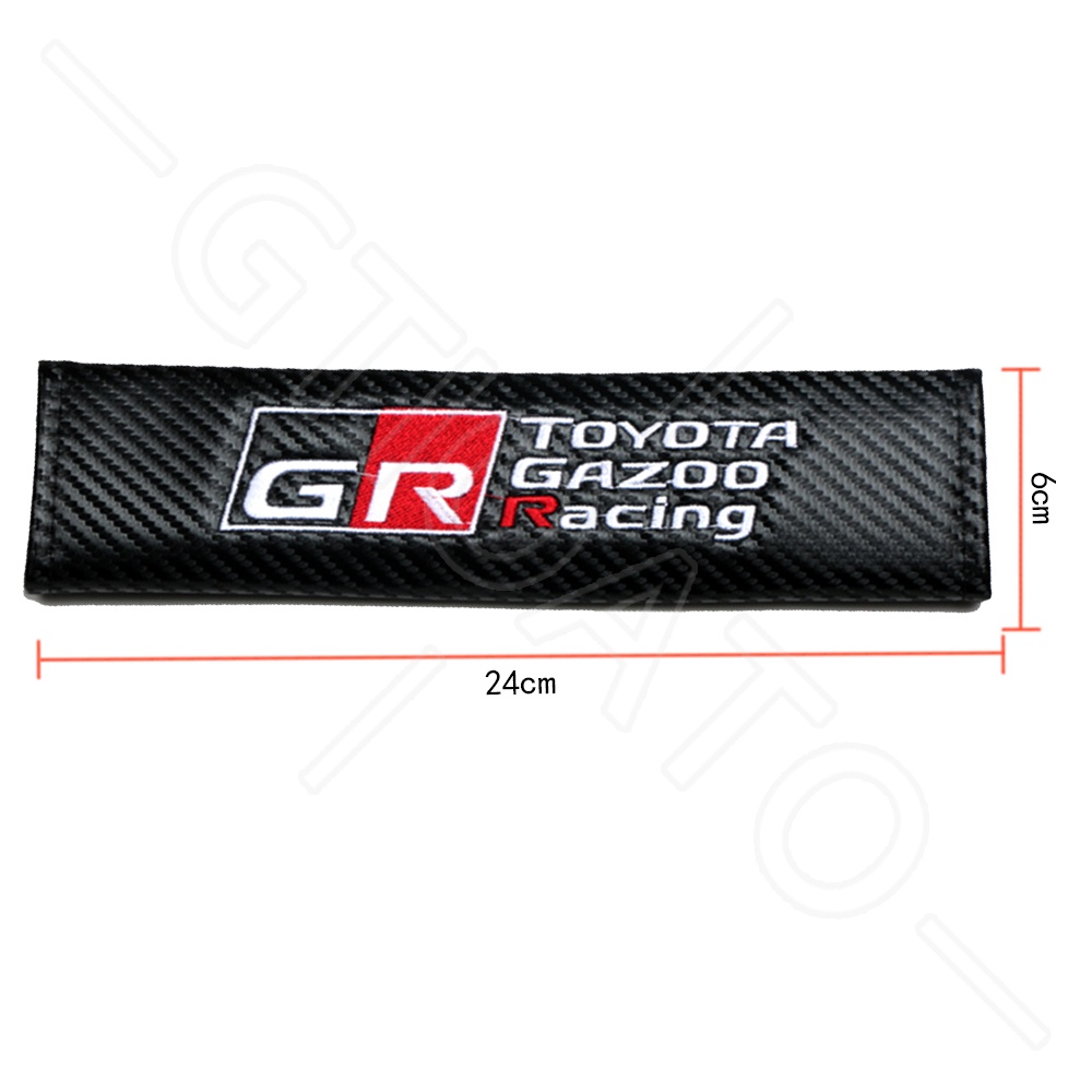 GTIOATO Cho Toyota GR Sợi Carbon DâY Đai An ToàN Ô Tô CàI DâY An ToàN Ô Tô BọC DâY An ToàN Xe HơI Phụ Kiện Oto Trang Trí Oto Phụ KiệN BêN Trong Ô Tô