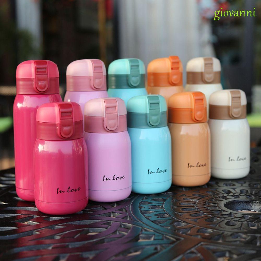 Bình nước giữ nhiệt GIOVANNI bằng thép không gỉ thiết kế dễ thương dung tích 200ml/ 360ml
