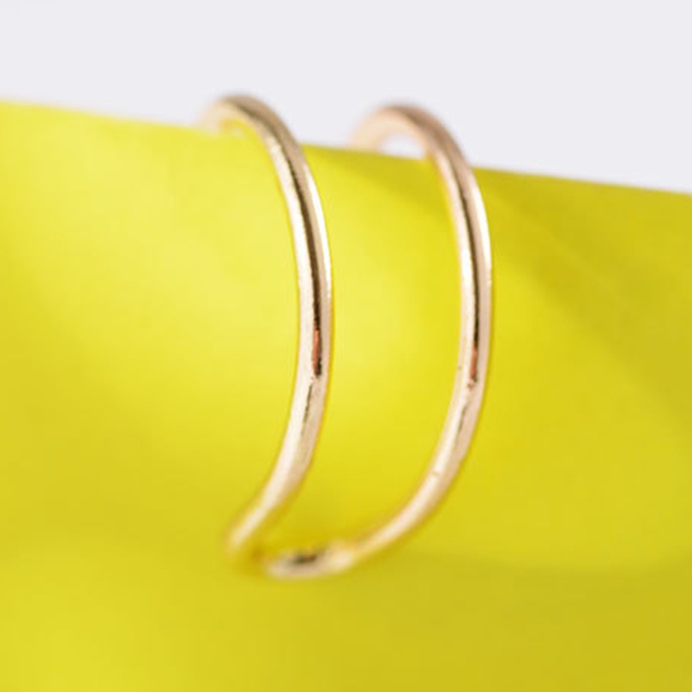 1 Khuyên Tai Kẹp Vành Thiết Kế Đơn Giản Cho Nữ