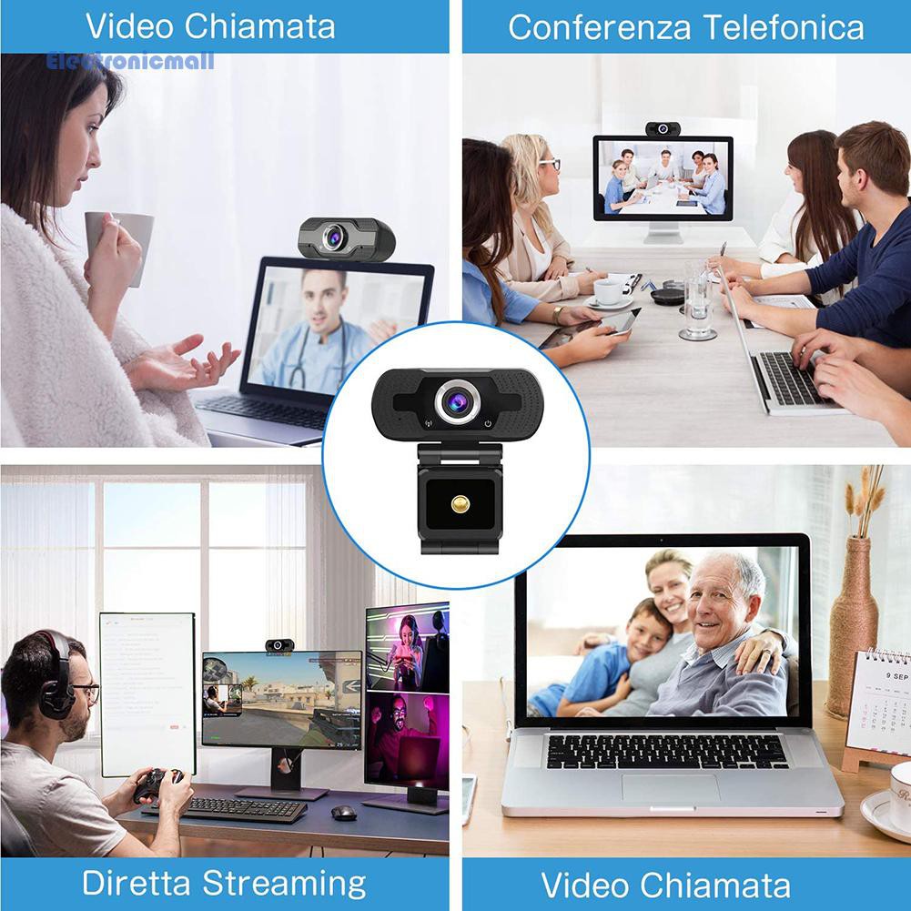 Webcam cổng USB màn hình HD 1080P cho máy tính | BigBuy360 - bigbuy360.vn