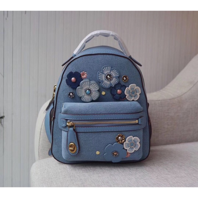 BALO COACH DENIM TEA ROSE ALL OVER CAMPUS