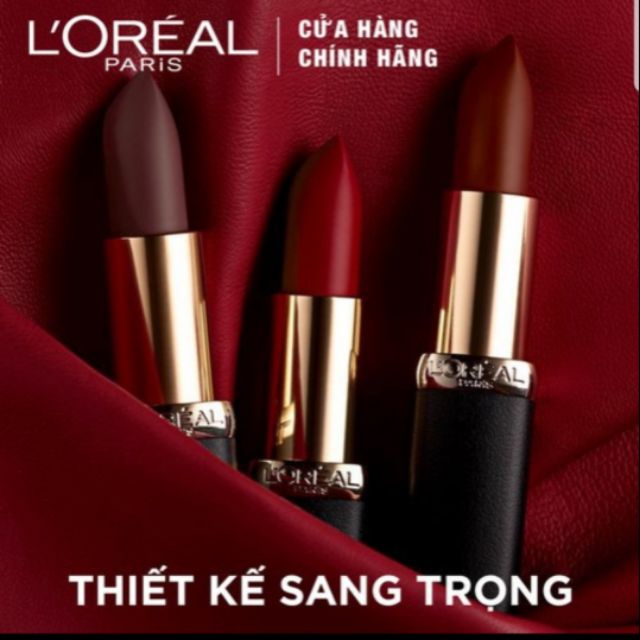 Son lì mịn môi Color Riche Matte từ L’Oreal Paris.