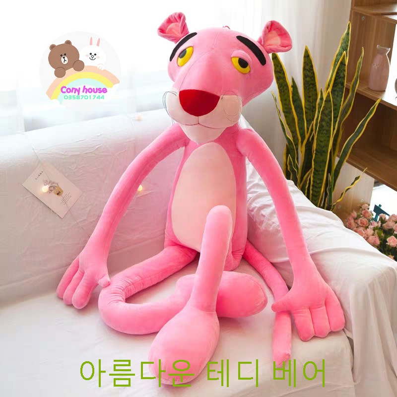 Gấu bông báo hồng pinky [FREESHIP] 🌈 70cm 1m 1m3 1m5 TẶNG móc khóa - Cony