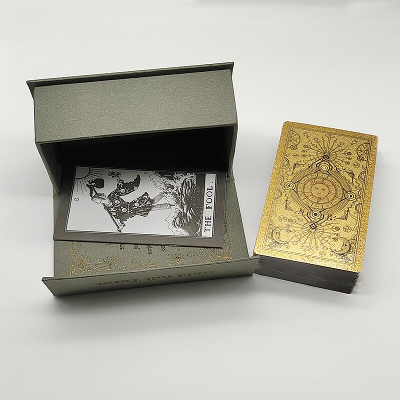 Bộ bài Gold foil Tarot The Fool phiên bản Cao Cấp