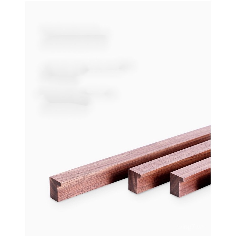 Tay nắm bằng gỗ rắn Bắc Âu tay nắm tủ tủ quần áo cửa tay nắm nhỏ hiện đại tối giản tủ gỗ tay nắm cửa tủ ngăn kéo tay nắm