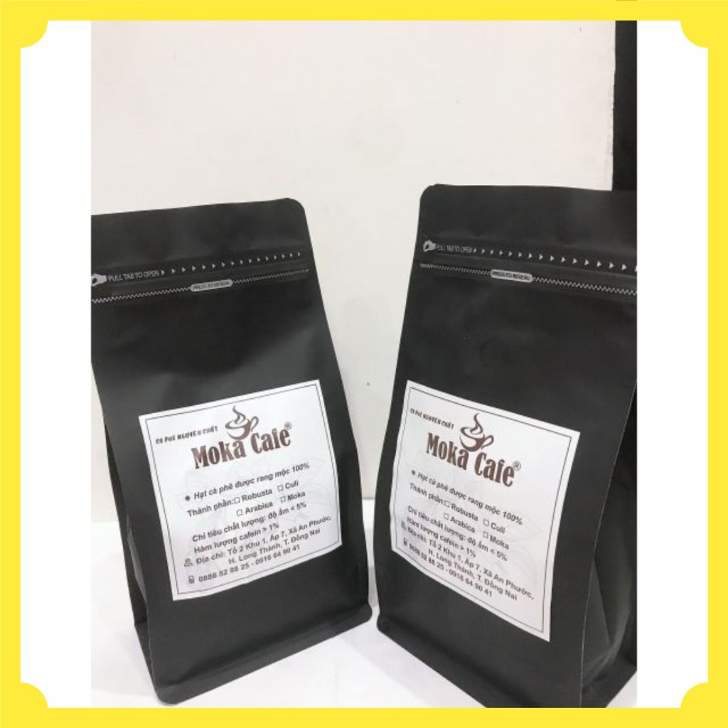 Cà phê cao cấp Robusta Natural Medium Roast 1 kg - Moka Cafe