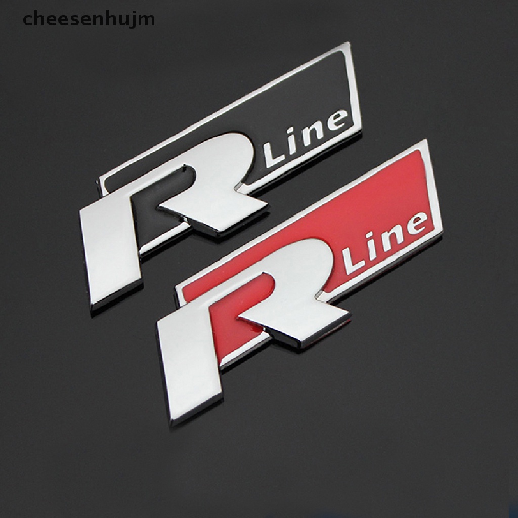 Miếng Dán Chữ Rline Bằng Kim Loại Trang Trí Xe Hơi VW CC GTI Passat