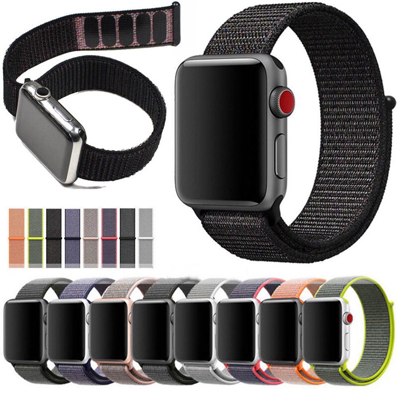 Dây đeo nylon mềm cho đồng hồ thông minh for Apple Watch 7/6/5/4/3/2/1 SE