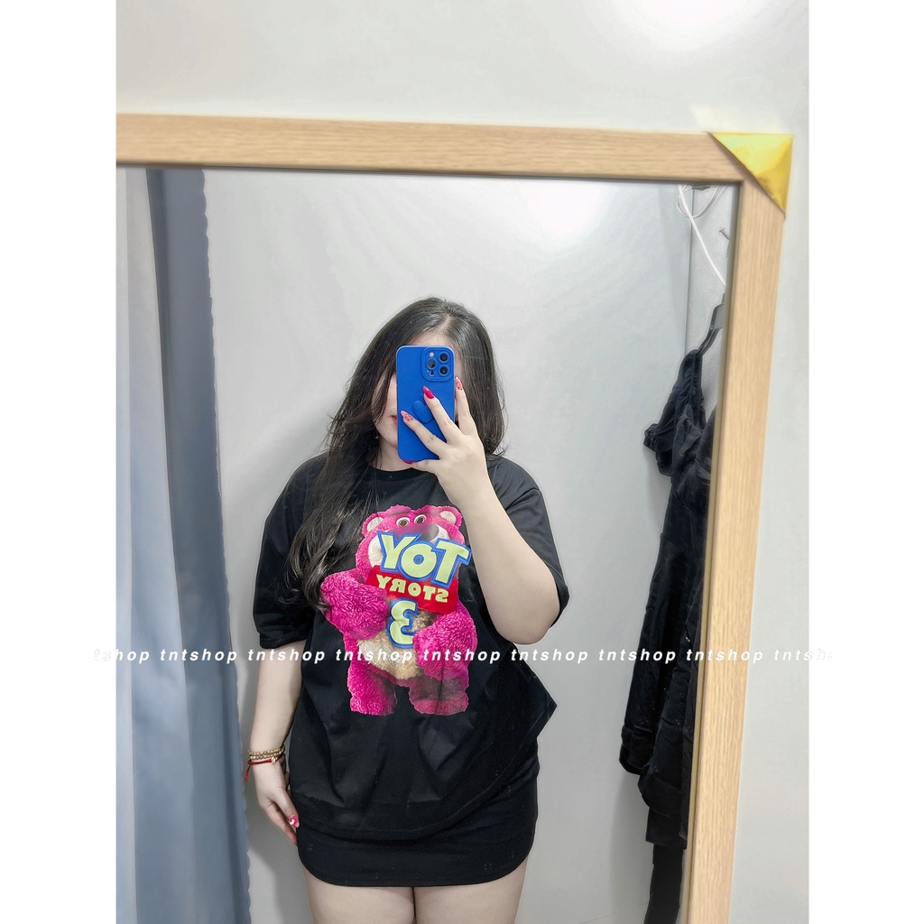 SET ÁO THUN GẤU + QUẦN DÀI ỐNG LOE [TNTSHOP BIGSIZE 60KG 90KG]