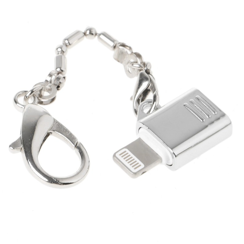 DOU USB 3.1 Type C Female To Lightning Male Converter Keychain For iPad iPhone iPod