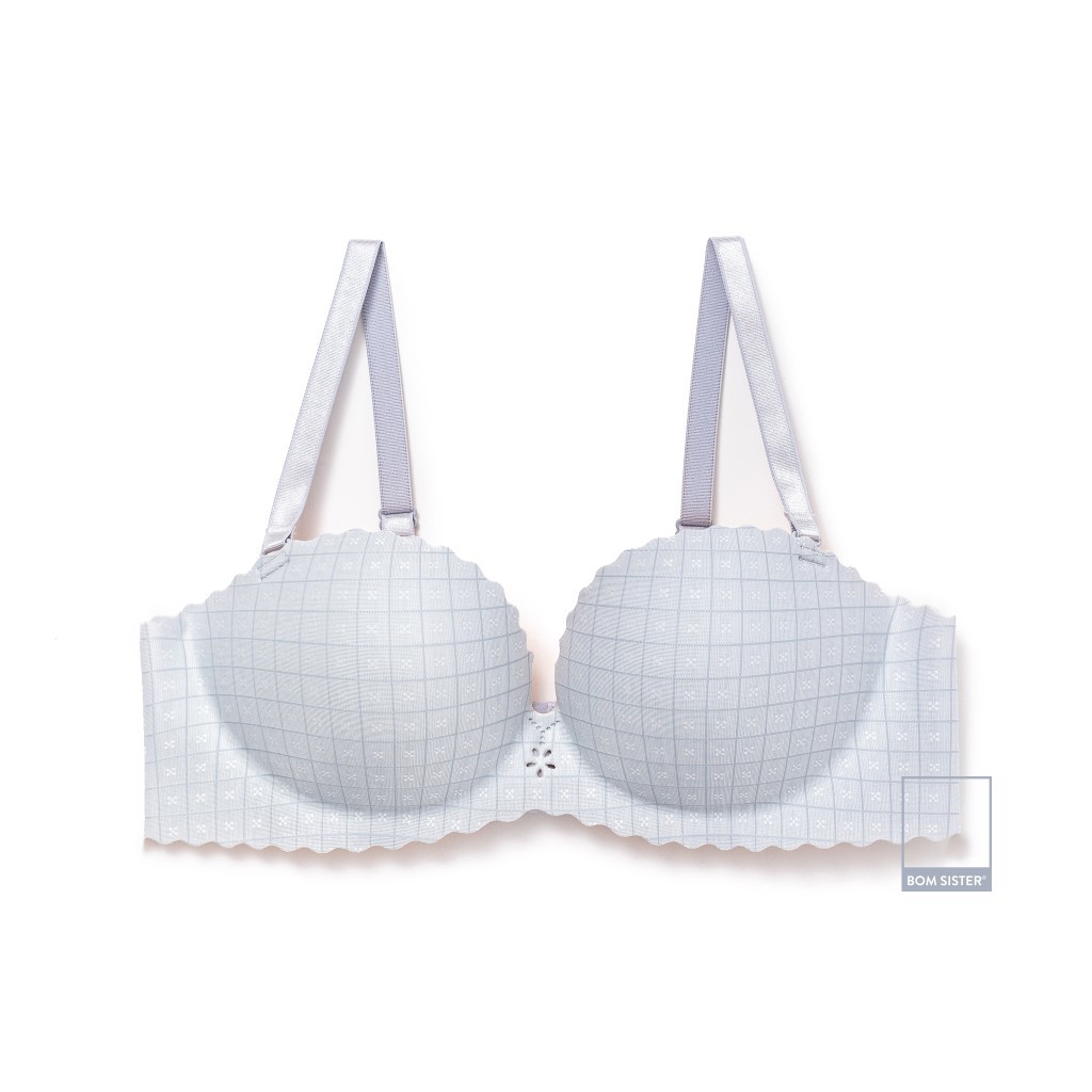 [Mã FARSBRBOM1 giảm 10% đơn 99K] Áo Lót Mút Mỏng Cúp Ngang Su Đúc Caro Không Gọng Siêu Nâng BOM SISTER A9960 | BigBuy360 - bigbuy360.vn