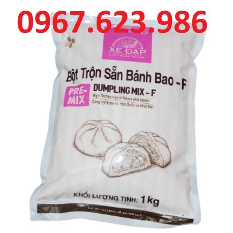 Bột bánh bao mikko 1kg, cj 1kg, thành phát 400g