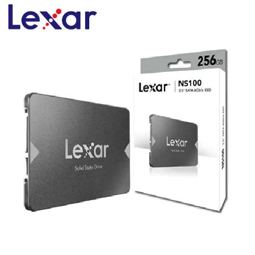 Ổ cứng SSD Lexar 256GB Sata3 2.5 inch (Đoc 520MB/s - Ghi 450MB/s) - (LNS100-256RB)
