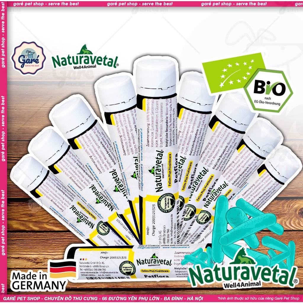 25ml - Men tiêu hóa dạng nước cho Chó &amp; Mèo Petflora Naturavetal tăng cường lợi khuẩn cải thiện miễn dịch Garé Pet Shop