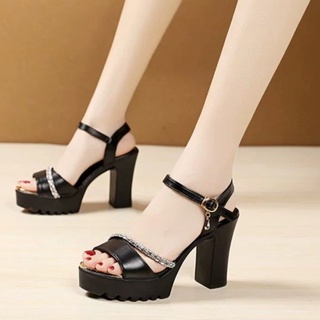 SANDAL CG ĐẾ THÔ 1 DÂY ĐÁ SIÊU ÊM