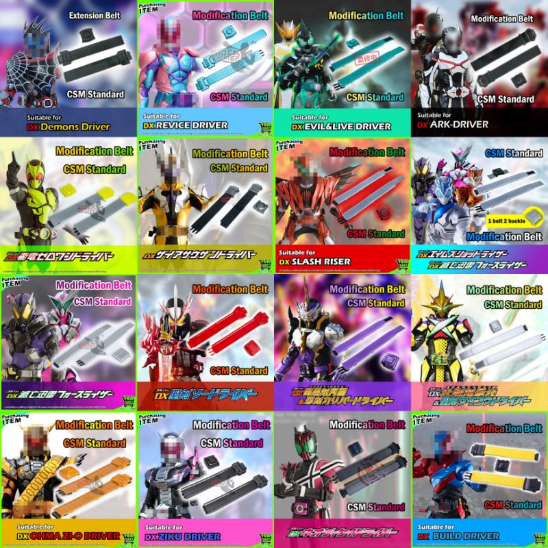 Mua Đồ Custom Kamen Rider | Dây đeo Custom CSM thay thế dây Dx Bandai ...