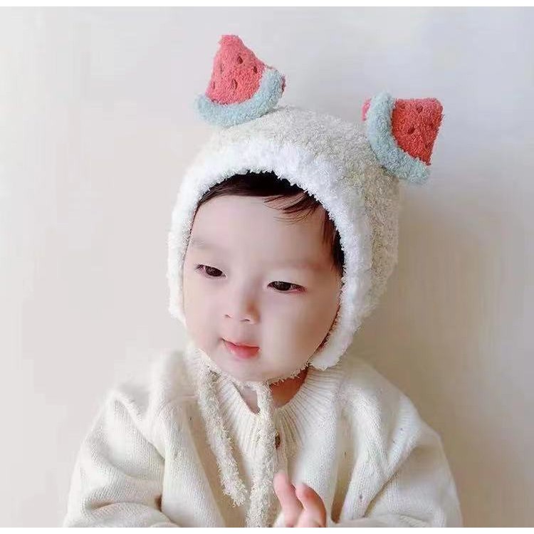 Mũ len hoa quả cực đẹp và cute cho bé từ 3 tháng đến 24 tháng