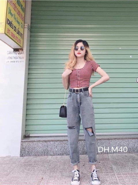 Quần bò rách M40 D&amp;H