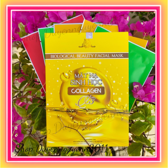 Mặt nạ sinh học Collagen X3 (Hộp 5 gói)