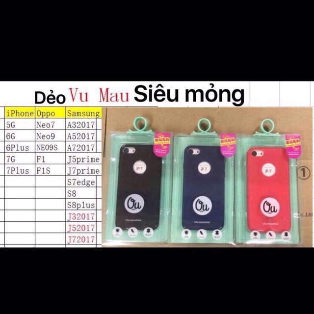 Dẻo vu màu samssung J5prime