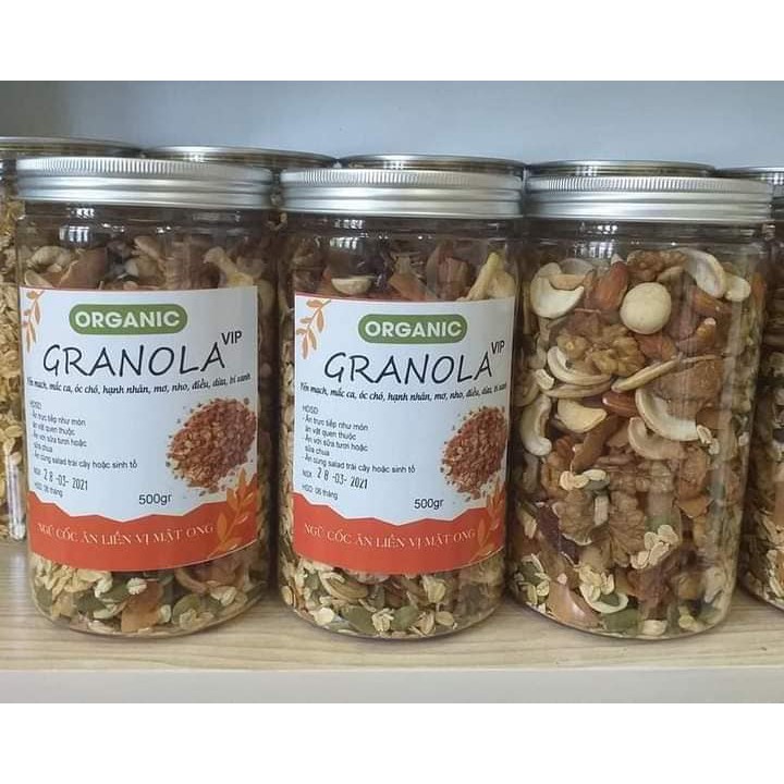 Ngũ cốc dinh dưỡng Granola giảm cân healthy