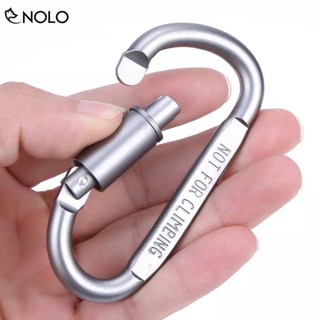 Combo Bộ 3 Móc Chìa Khóa Balo Chai Nước Chất Liệu Hợp Kim Nhôm CQ01 Màu Bạc