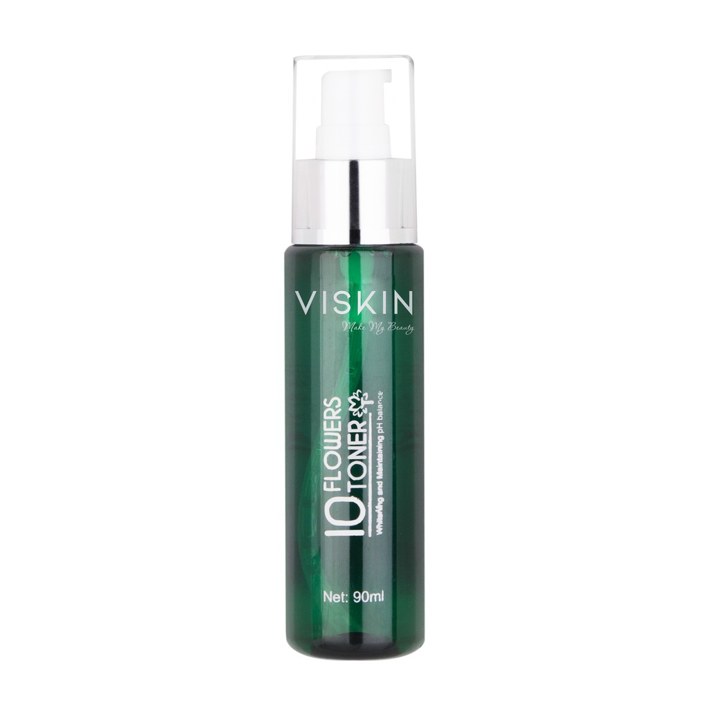 [+1 gói Mask 4in1] TONER TINH CHẤT 10 LOÀI HOA VISKIN - pH 5.5