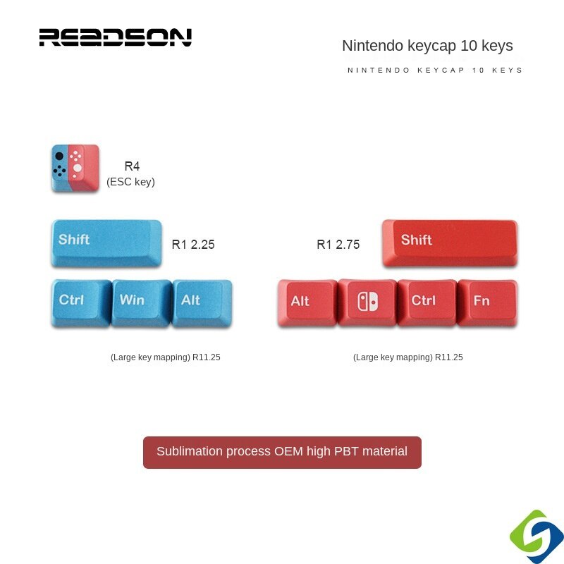 Bộ Bàn Phím Cơ OEM CMYK WIN / MAC 10 Phím Thay Thế Cho Halloween / Mario Anne pro2 Ajazz RK