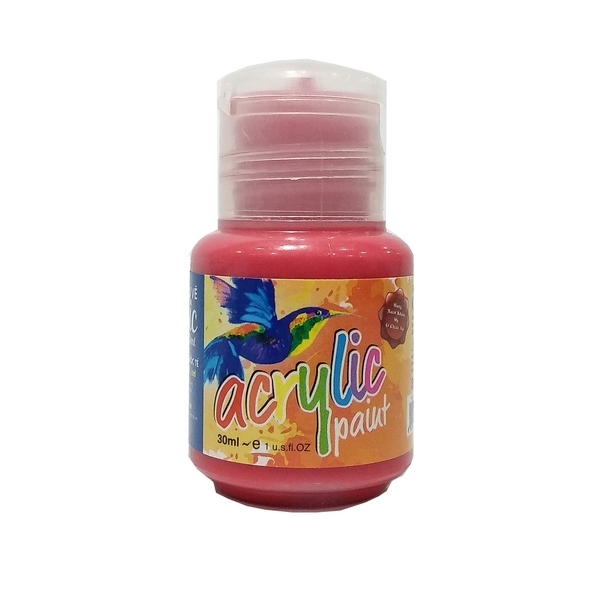 Chai Màu Vẽ Acrylic 30ml - Màu Đỏ