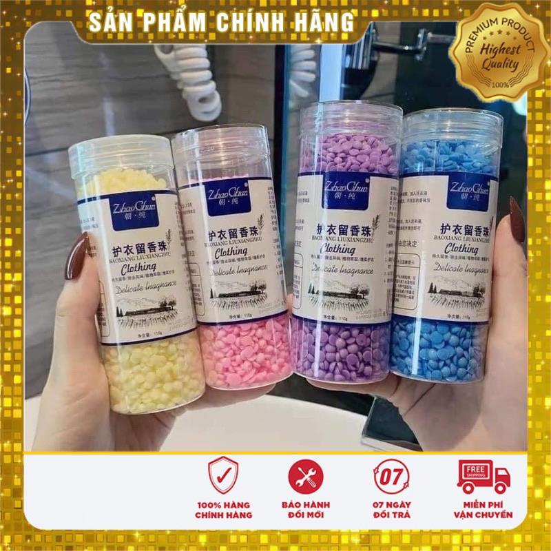 Hủ 110g hạt thơm giặt đồ làm mềm vải hương thơm lâu phai dùng trong máy giặt