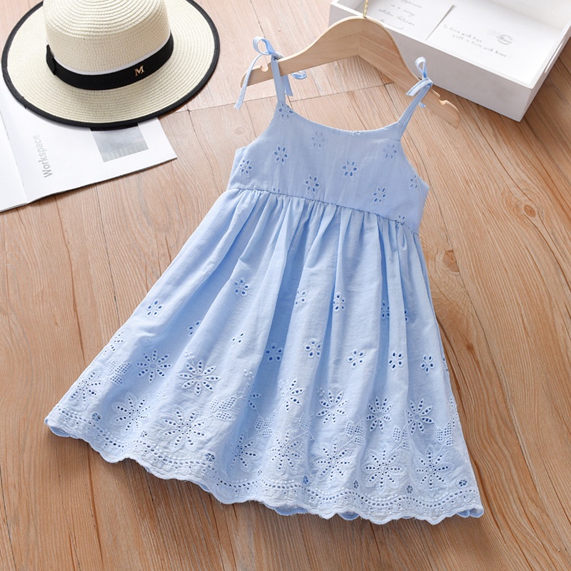 Đầm Dây Khoét Rỗng Thời Trang Cho Bé Gái