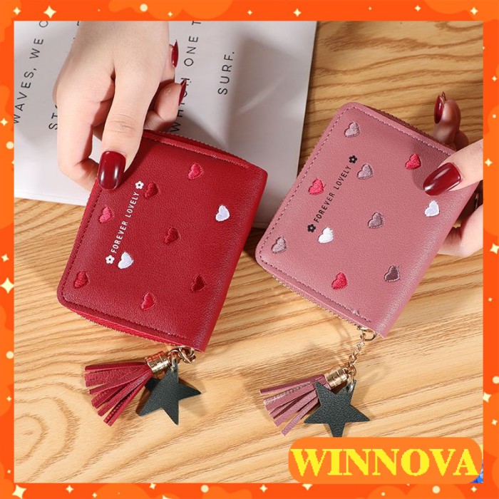 Ví nữ mini cao cấp ngắn cute nhỏ gọn bỏ túi thời trang giá rẻ WINNOVA AV20