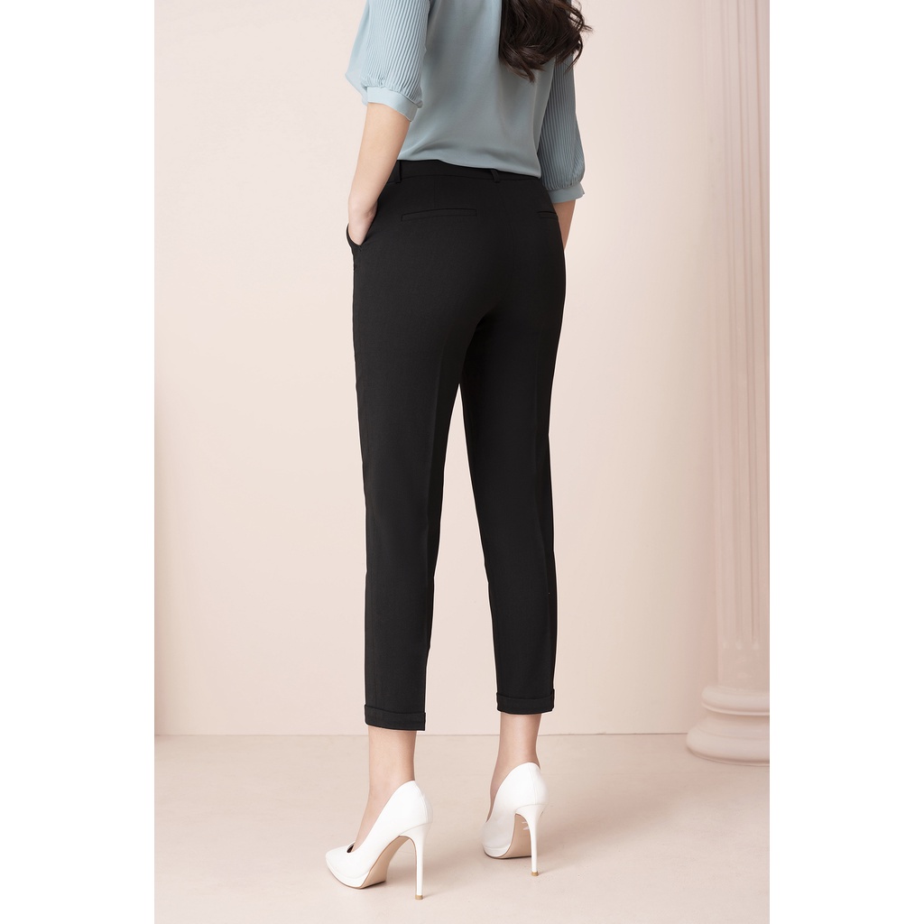Quần Ống Suông Nữ Công Sở Cao Cấp LUPERI LFQD273 Kiểu Dáng Trẻ Trung, Lưng Cao, Không Bai Xù