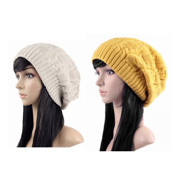 Mũ Len Giữ Ấm Phong Cách Mùa Đông Cho Nữ