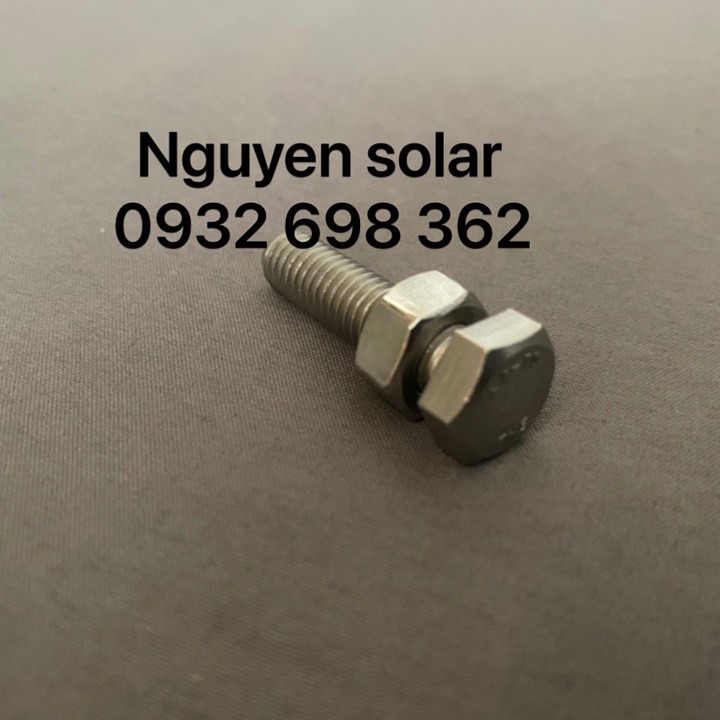 Pát U 40x40 Lắp Pin Năng Lượng Mặt Trời_KT 40x40 MM _Thép Mạ Kẽm_Bulong Inox 304_ Pát Kẹp Dưới Solar