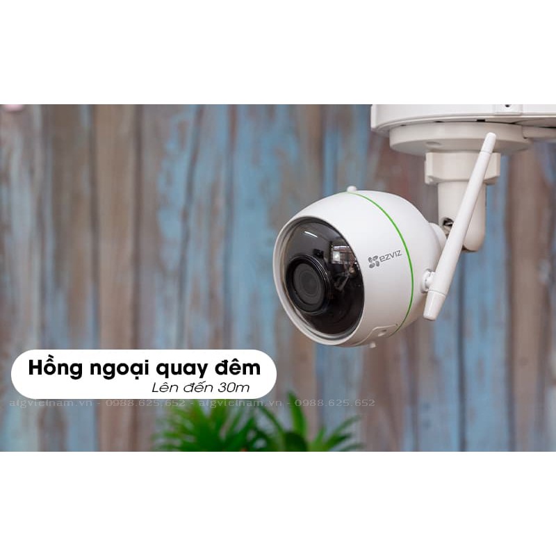 Camera Wifi Ezviz ngoài trời C3WN Full HD 1080P (2MP) - Hàng Chính Hãng - Bảo hành 2 năm | BigBuy360 - bigbuy360.vn