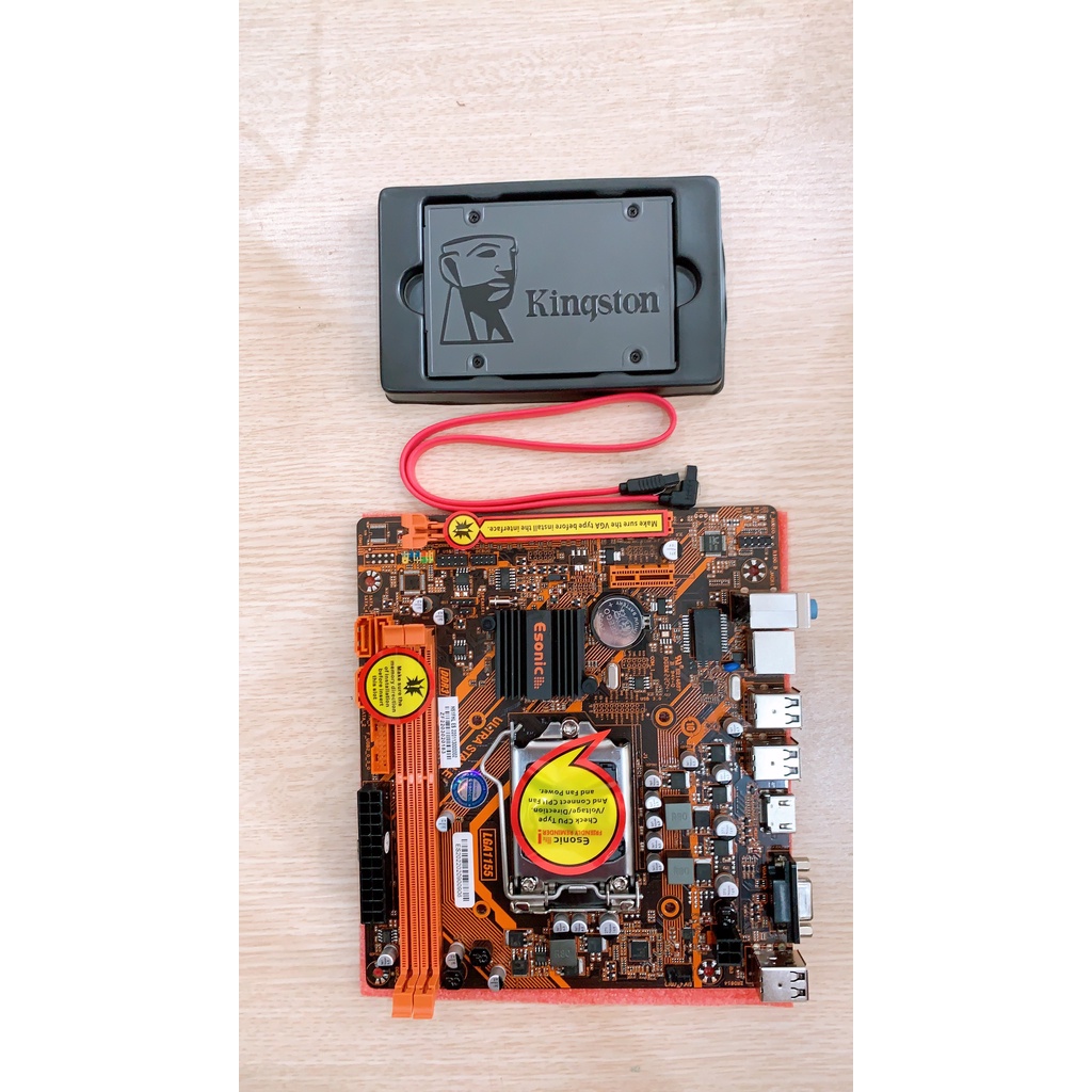 Combo Main h61 Esonic và ram 8gb bus 1600 kingston bảo hành 36 tháng