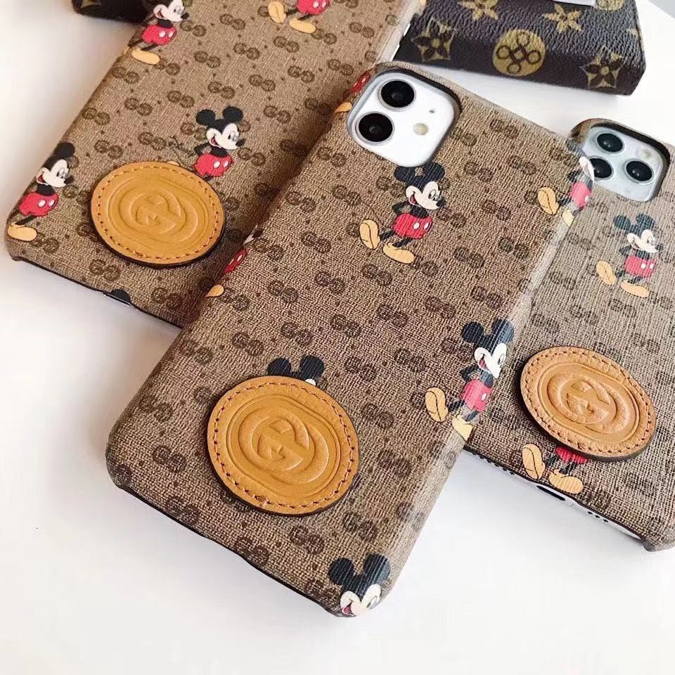 DISNEY Ốp Điện Thoại In Logo Gucci Mickey Sang Trọng Cho iphone 13 Pro Max 13Pro 13mini 11 Pro 7 plus 8 8plus X XS XR Max SE 12 12Pro 12 Pro Max 12