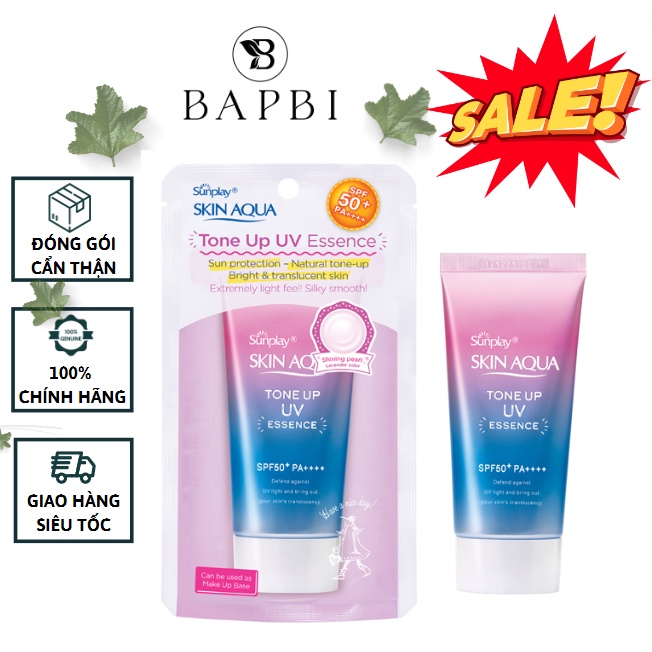 Kem Chống Nắng Skin Aqua Tone Up UV Milk 50g Spf 50+ Nhật Bản Chính Hãng