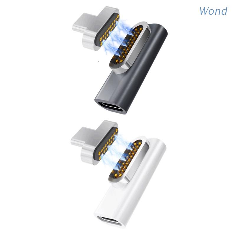 Wond 20 Pin Magnetic Type C Quick Charge Adapter Converter for MacBook Pro Tablet Samsung Xiaomi HTC Android Smart Phones