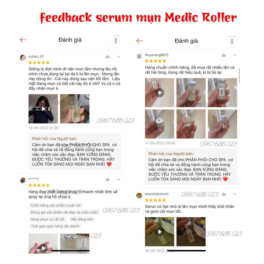 Serum Medic Roller loại bỏ mụn, thâm mụn... 10ml Thụy Sỹ