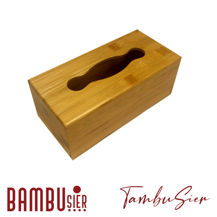 [BAMBOO] Hộp giấy ăn bằng tre tự nhiên cao cấp - hộp đựng giấy ăn gỗ tre Việt Nam [TISBOX]