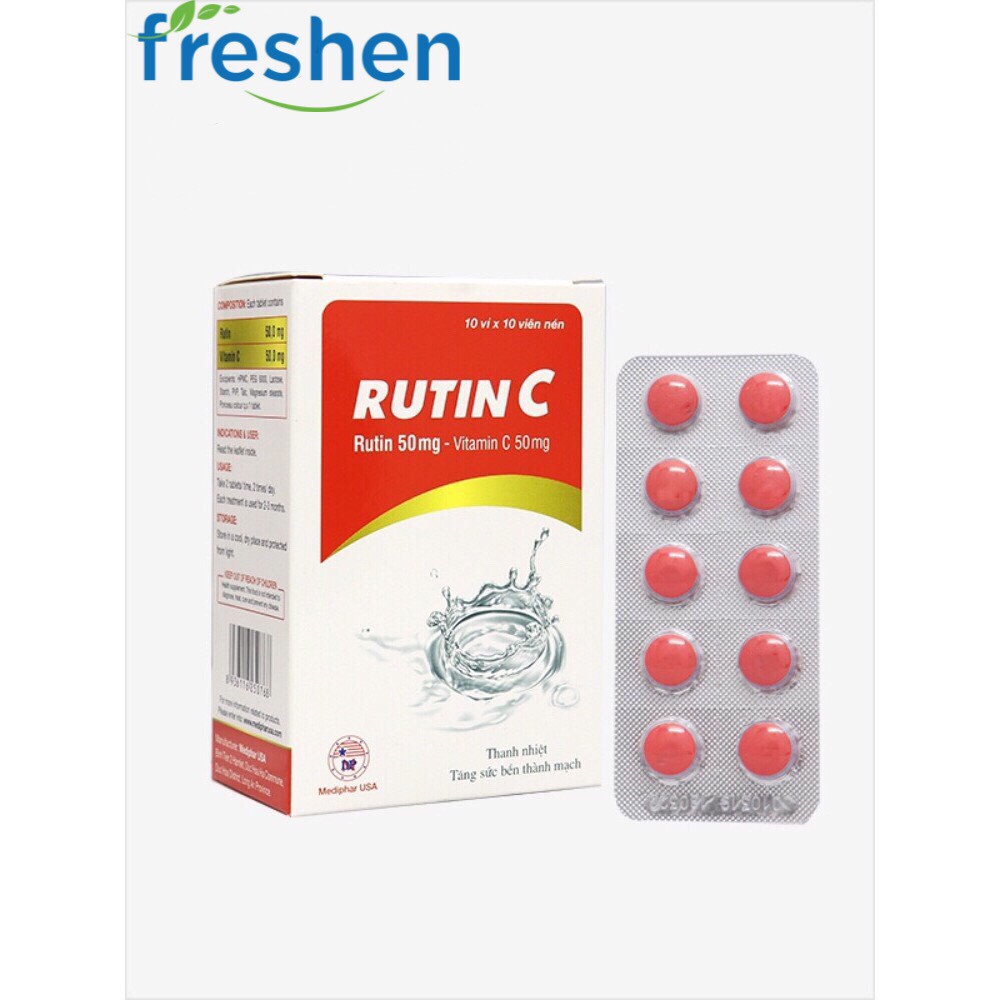 RUTIN C MEDIPHAR - Bổ sung vitamin C