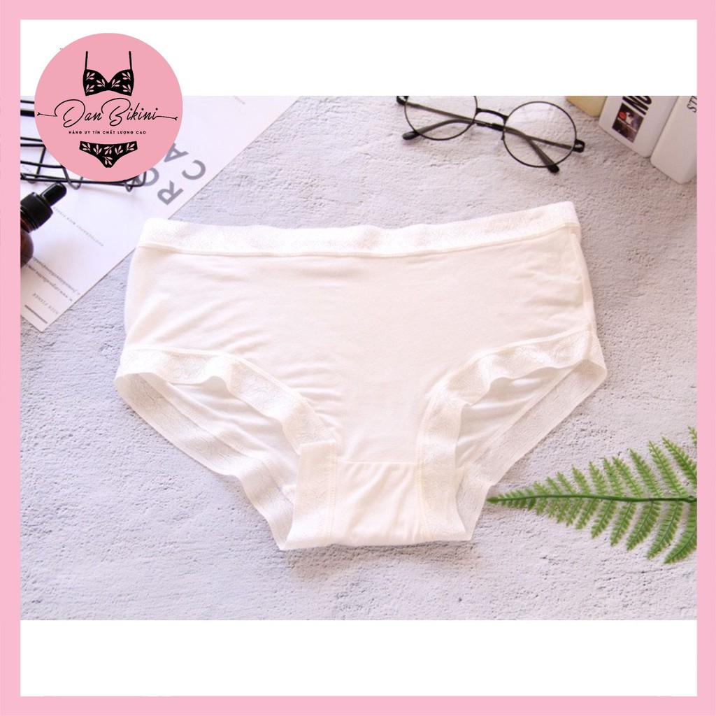 Quần Lót Nữ vải sợ tre viền ren kháng khuẩn mềm mại siêu co giãn thoáng mát mã 3532 | BigBuy360 - bigbuy360.vn