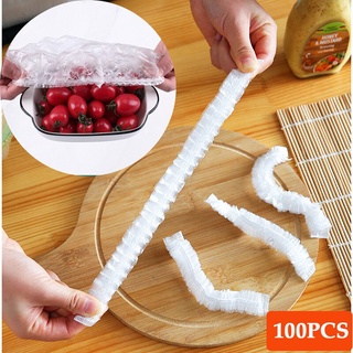 100 Màng bọc thực phẩm co giãn siêu dai có chun co giãn tái sử dụng