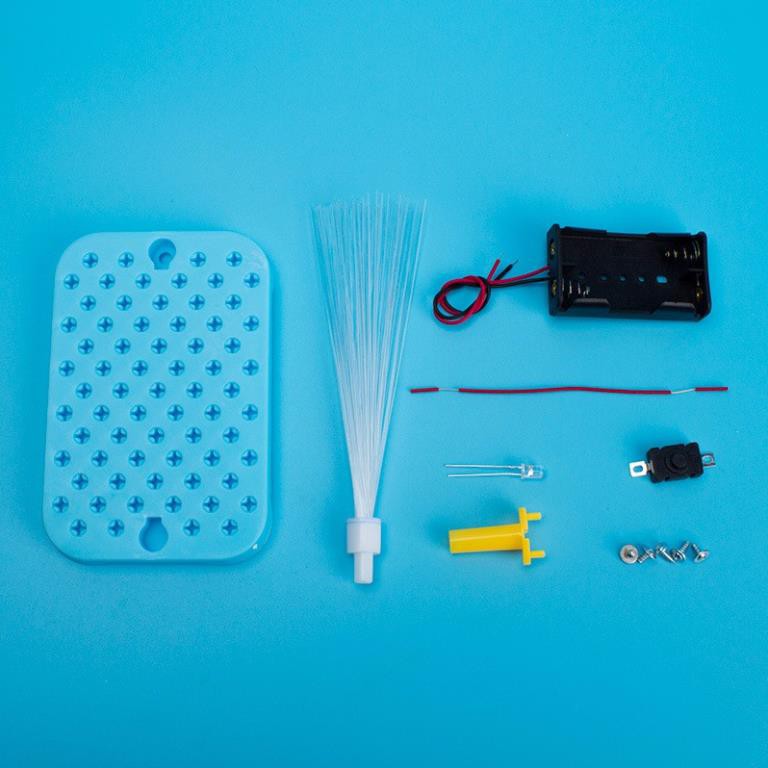 Bộ thực hành tự làm đèn sợi quang phát sáng