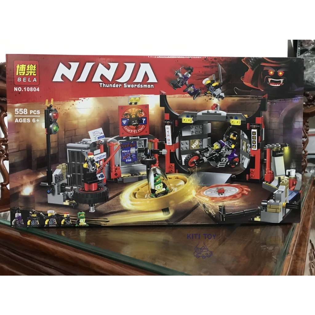 Lắp ráp Bela 10804 Sở chỉ huy S.O.G Ninjago lốc xoáy Lloyd